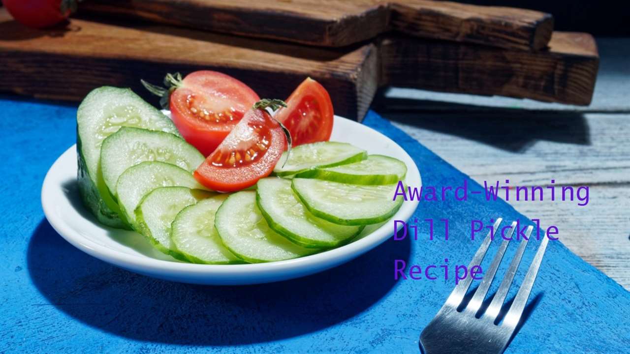 Blue Ribbon Dill Pickle Recipe