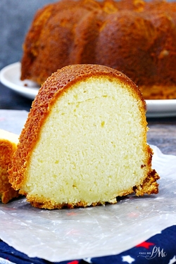 Lemon Cream Cheese Pound Cake: Vintage Recipe: Calls for Margarine: Use Butter Instead